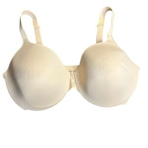 Bali Womens 3800 Full Coverage Bra‎ Beige Underwire Back Smoothing